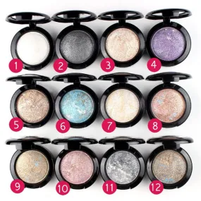 1Pc Single Baked Eye Shadow Powder Metallic Shimmer Eyeshadow