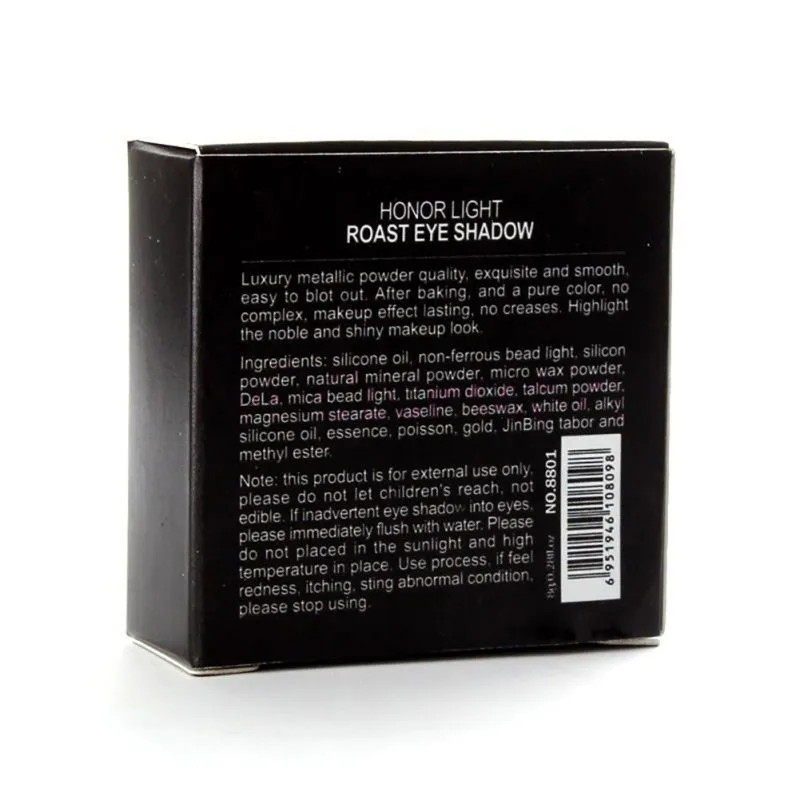 1Pc Single Baked Eye Shadow Powder Metallic Shimmer Eyeshadow