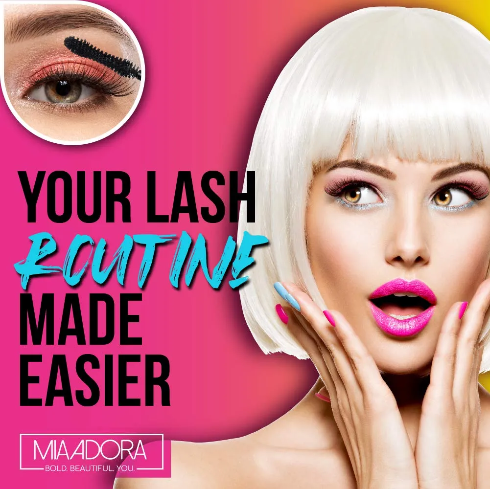 400X Pure Silk Fiber Lash Mascara [Ultra Black Volume and Length], Longer & Thicker Eyelashes. Waterproof, Long Lasting, Instant & Very Easy to Apply, Smudge-proof, Hypoallergenic