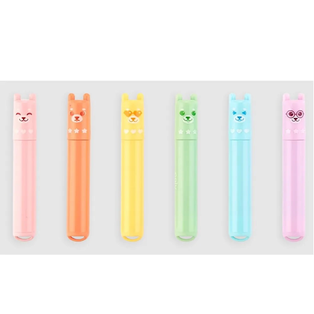 [6-in-1] Beary Sweet Fruit Scented Mini Highlighter Set