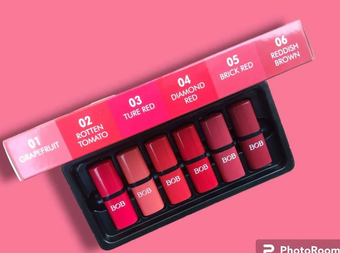 6 in 1 Matte Lipstick Set