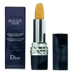Dior Rouge Dior Couture Colour Comfort  Wear 610 Sunny Matte Lipstick 3.5g