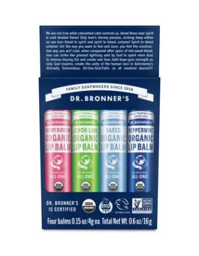 Dr. Bronners Joy Lip Balm Set