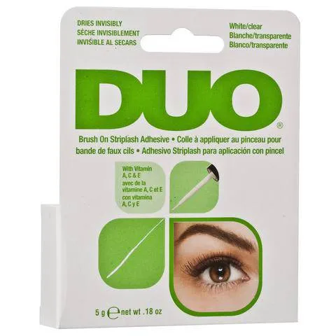 Duo - Brush On Striplash Adhesive white Clear - 5g