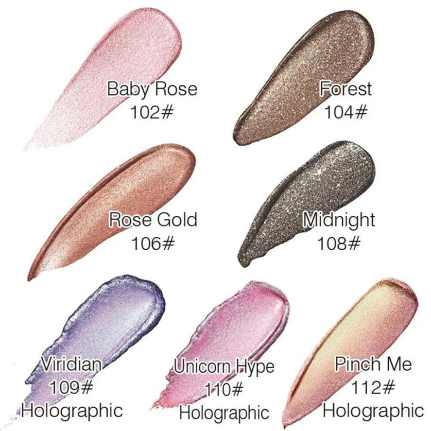 Eye Shadow 12 Color Makeup  1pc Magnificent Metals Glitter and Glow Liquid