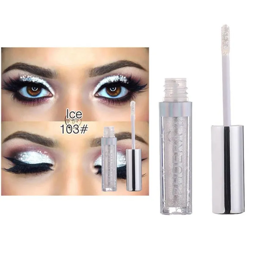Eye Shadow 12 Color Makeup  1pc Magnificent Metals Glitter and Glow Liquid