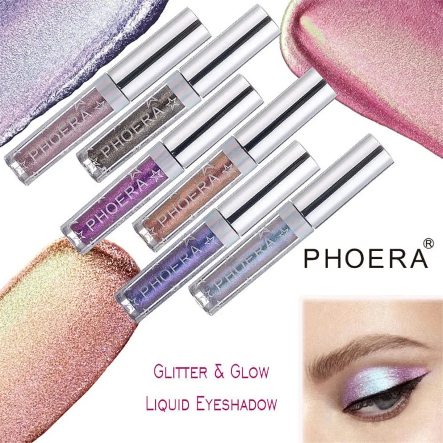 Eye Shadow 12 Color Makeup  1pc Magnificent Metals Glitter and Glow Liquid