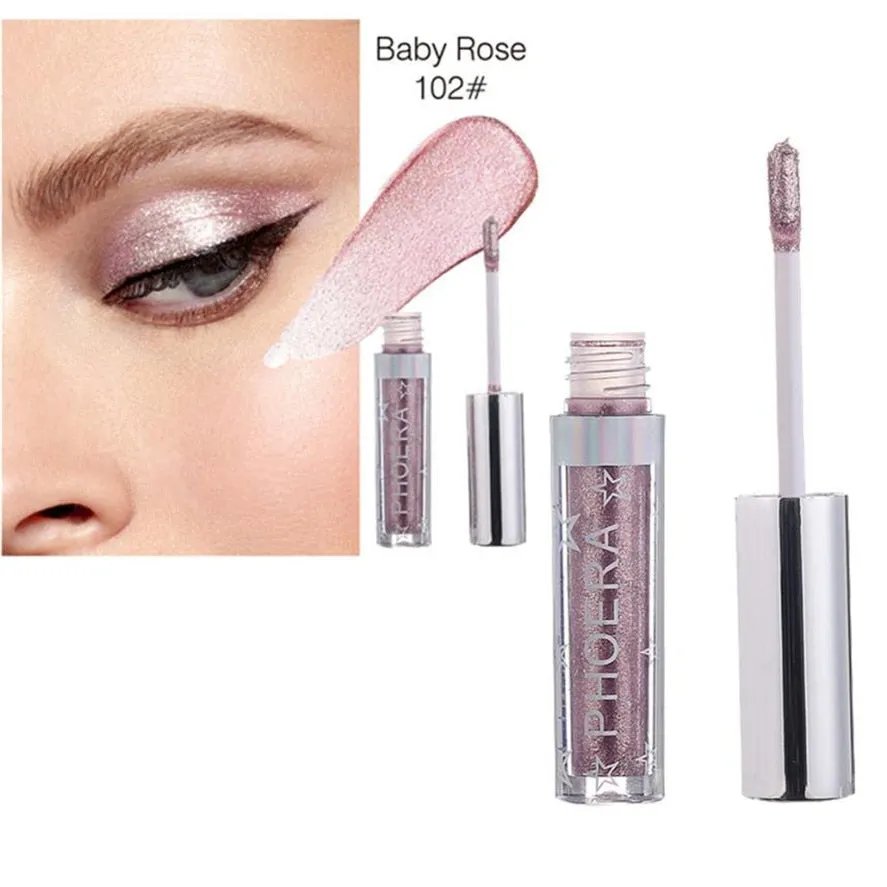 Eye Shadow 12 Color Makeup  1pc Magnificent Metals Glitter and Glow Liquid