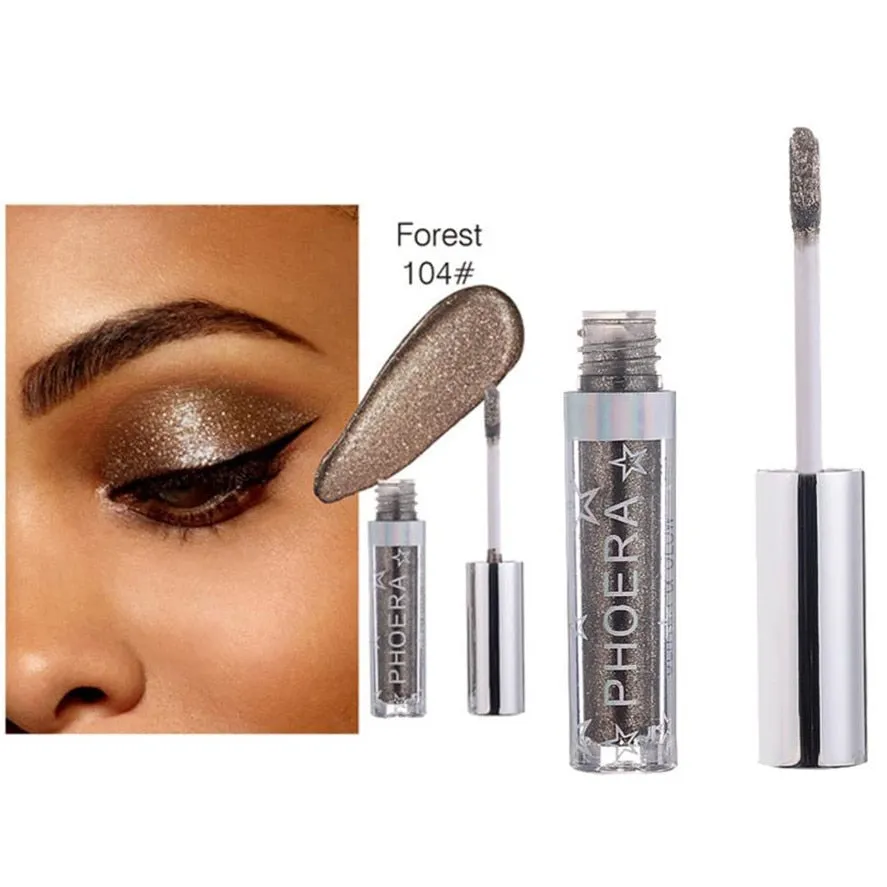 Eye Shadow 12 Color Makeup  1pc Magnificent Metals Glitter and Glow Liquid