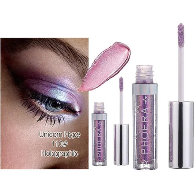Eye Shadow 12 Color Makeup  1pc Magnificent Metals Glitter and Glow Liquid