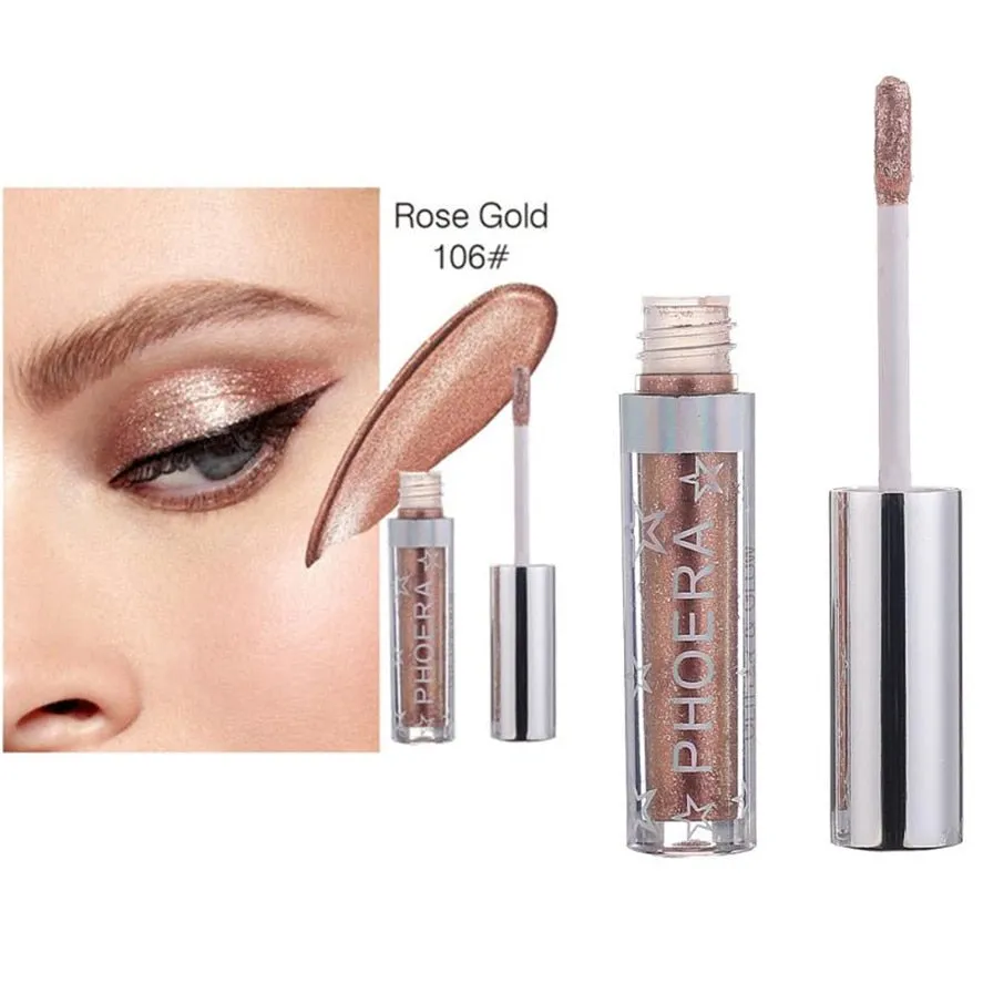 Eye Shadow 12 Color Makeup  1pc Magnificent Metals Glitter and Glow Liquid