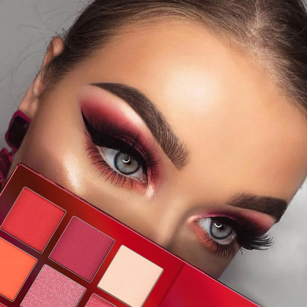 Fashion Matte Eye shadow Cream Makeup Party Palette Shimmer Set 9 Colors