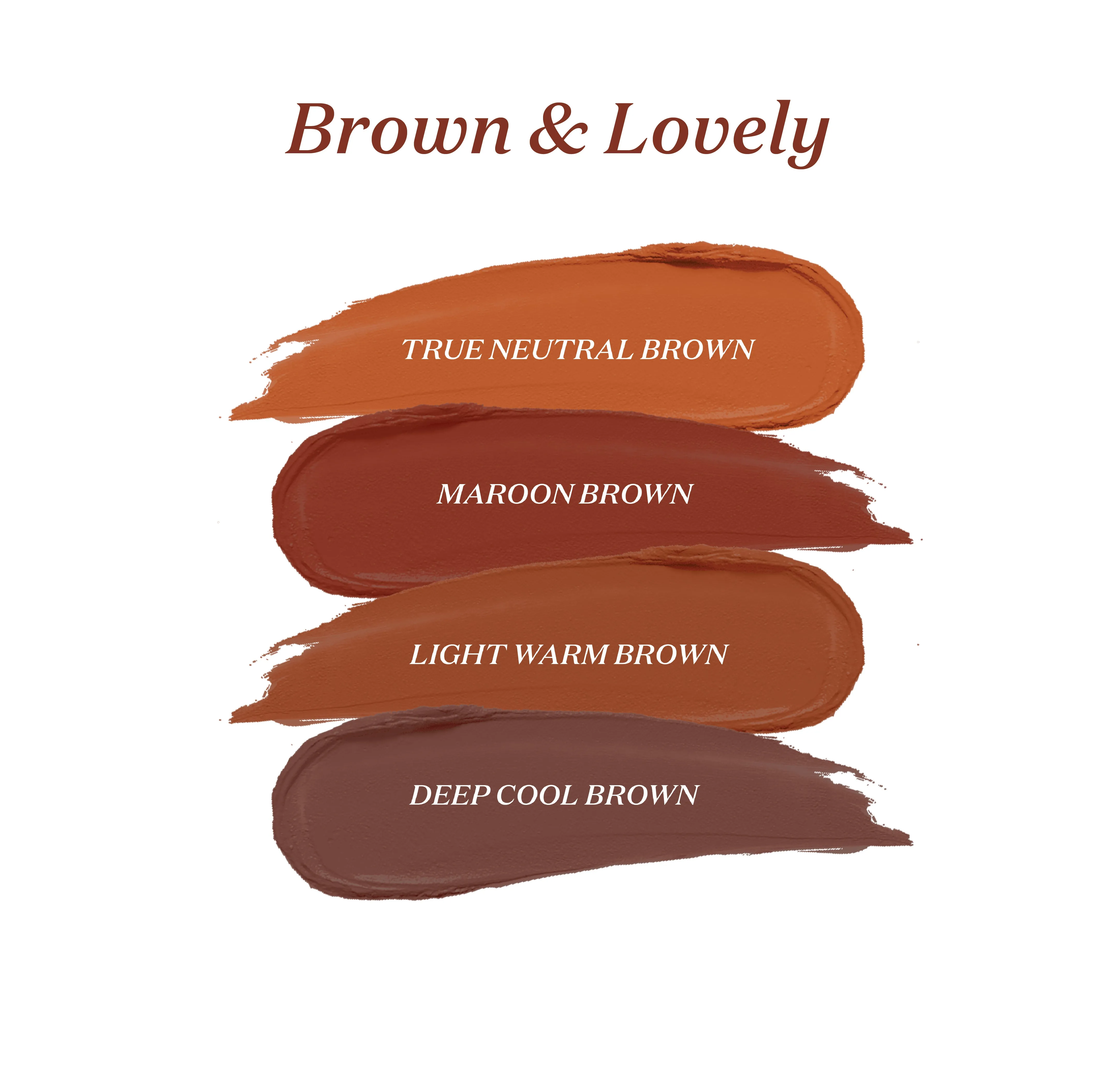 Gush Beauty Retro Glam Lip Kit - BROWN AND LOVELY / BROWN AND LOVELY | 8.4 ml each