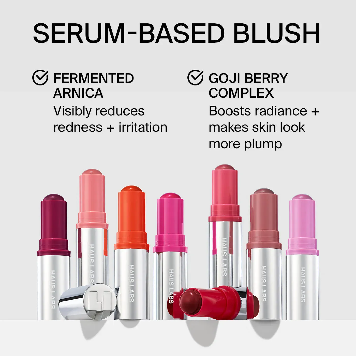 Haus Labs - Color Fuse Glassy Blush Balm - Glassy Rosette