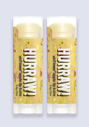 Hurraw Ahiflower Apple Lip Balm 4.8g (per stick) - 2 Pack