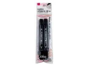 Illustration Marker-Feather Pink-Shell Pink-