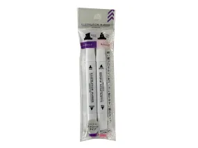 Illustration Marker -Violet - Light Pink-