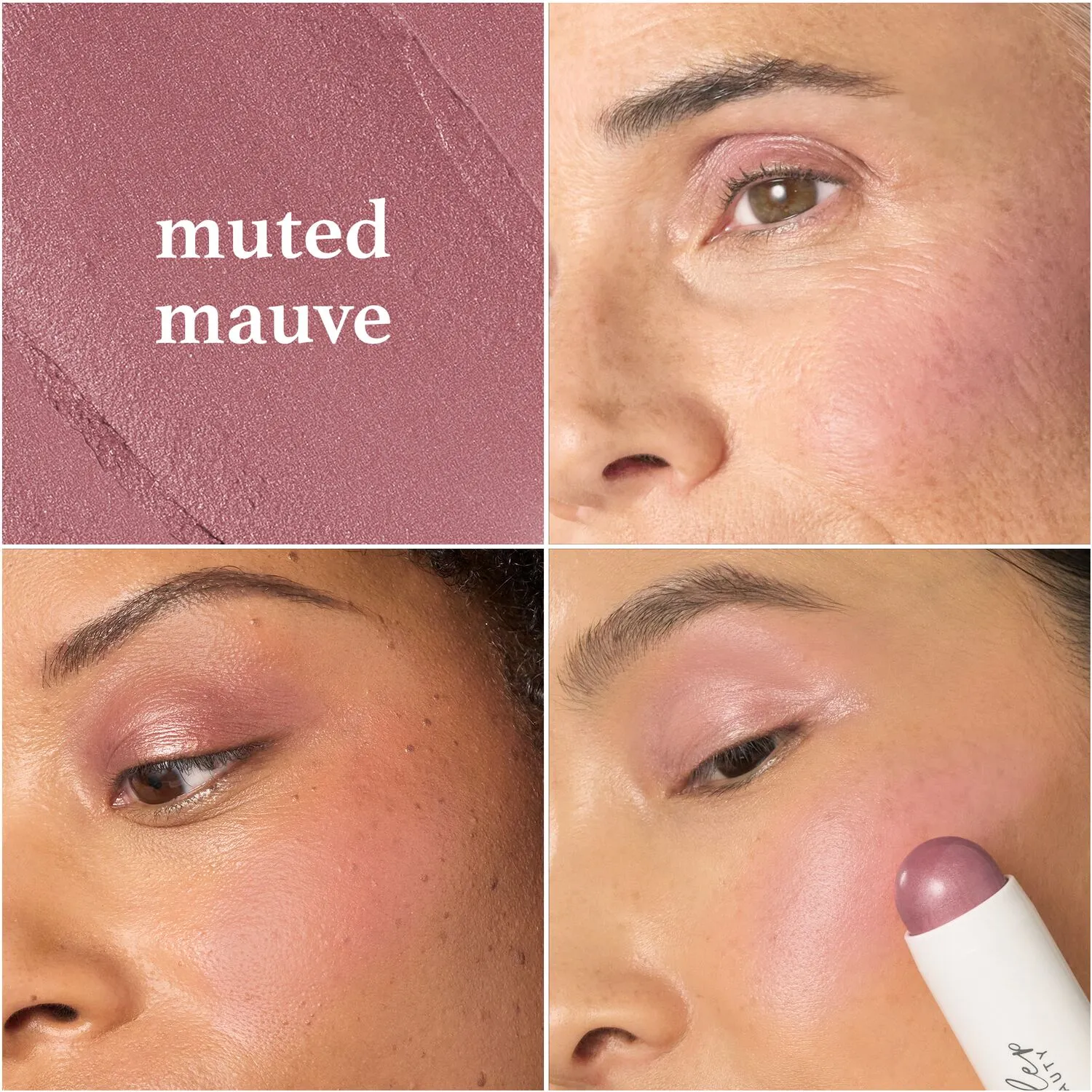 Julep - Skip the Brush 2 in 1 Color Stick for Cheeks & Lips - Muted Mauve