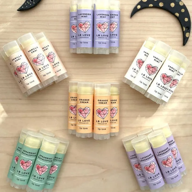 LB Love Organic Lip Balms