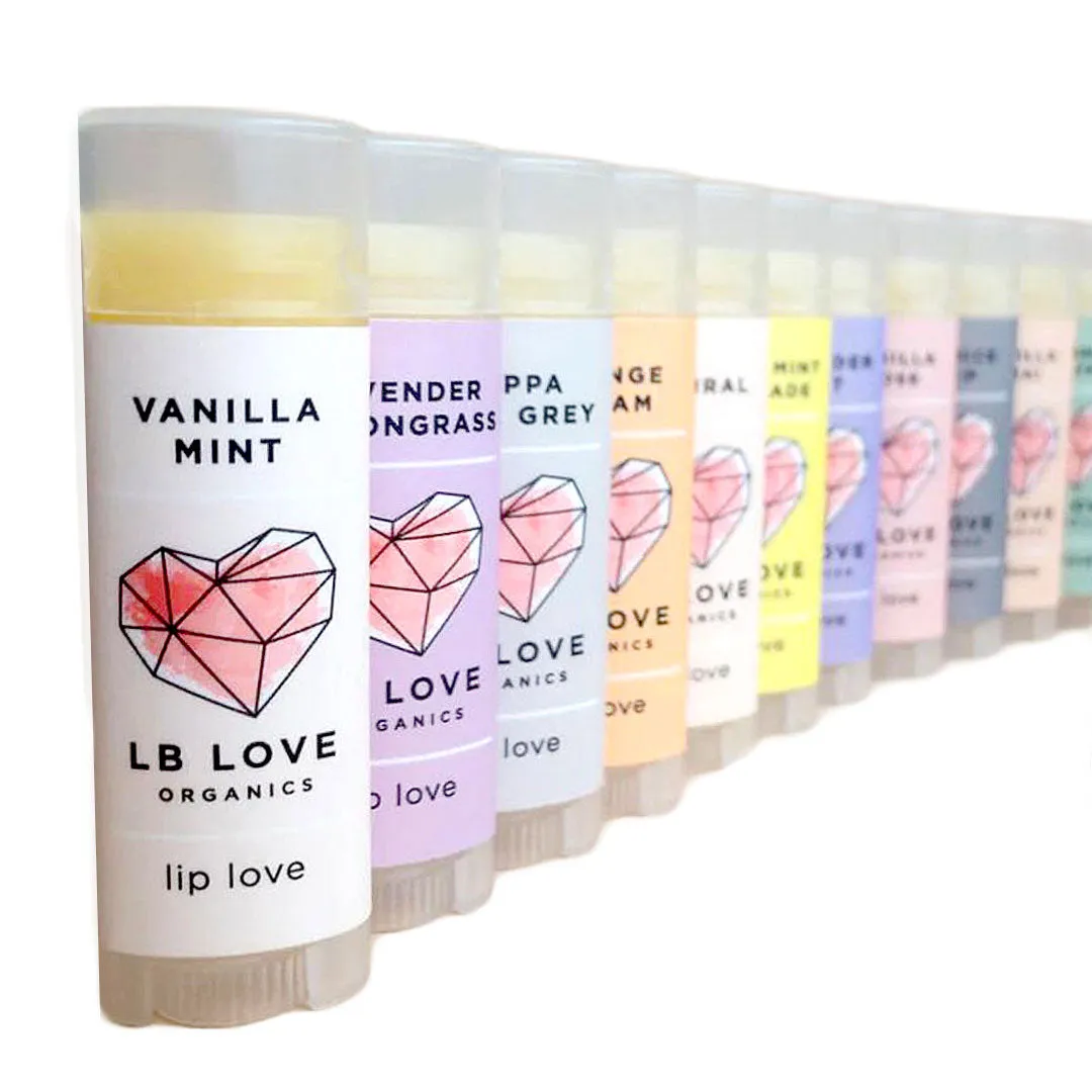 LB Love Organic Lip Balms