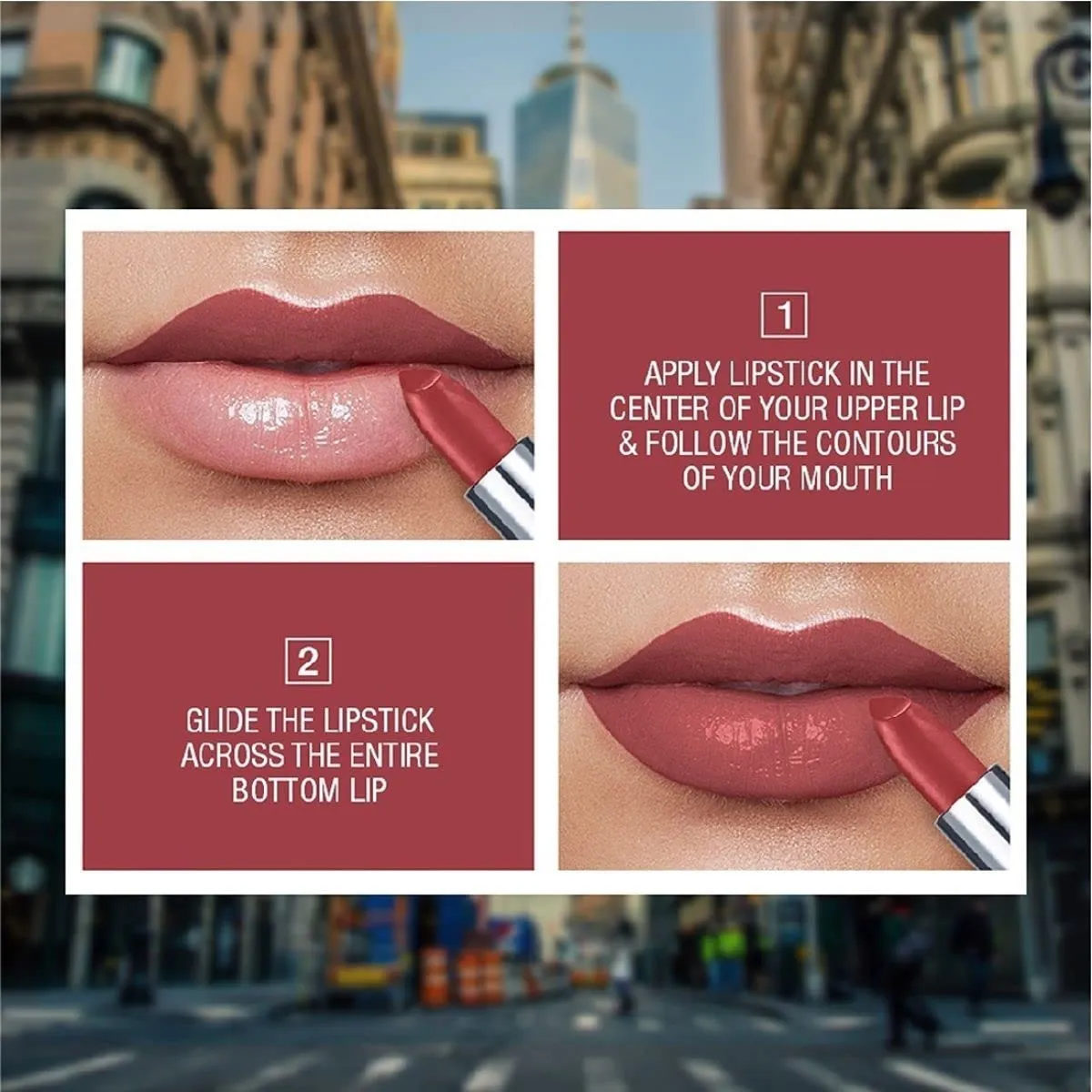 Maybelline New York Matte Lipstick, Intense Colour, Moisturised Lips, Color Sensational Creamy Matte, 640 Red Liberation, 3.9g
