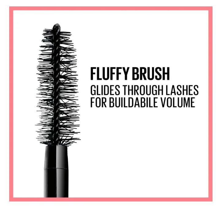 Maybelline New York Total Temptation Washable Mascara, Blackest Black, 0.27 fl. oz.