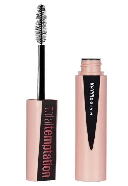 Maybelline New York Total Temptation Washable Mascara, Blackest Black, 0.27 fl. oz.