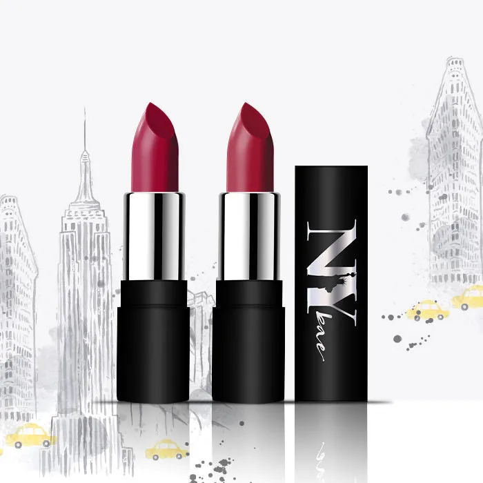 NY Bae Runway Matte Dual Lipstick with Argan Oil, Pink   Pink - Closer 18   First Look 1 (3.5 g X 2)