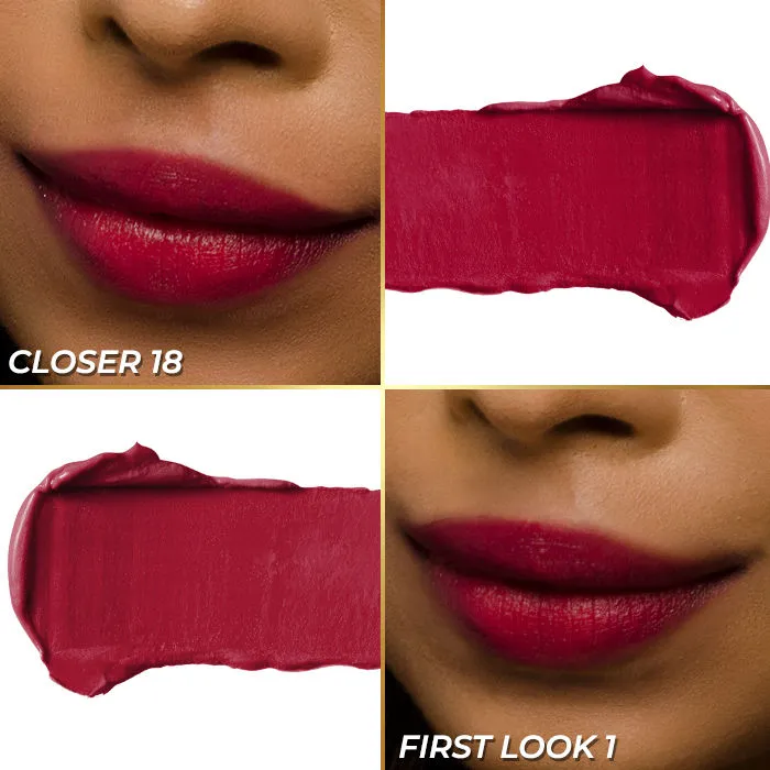 NY Bae Runway Matte Dual Lipstick with Argan Oil, Pink   Pink - Closer 18   First Look 1 (3.5 g X 2)