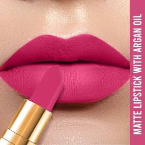 NY Bae Runway Matte Lipstick | Infused With Argan Oil | Pink | Moisturising | Long Lasting | Light weight- First Look 1 (4.5 g)