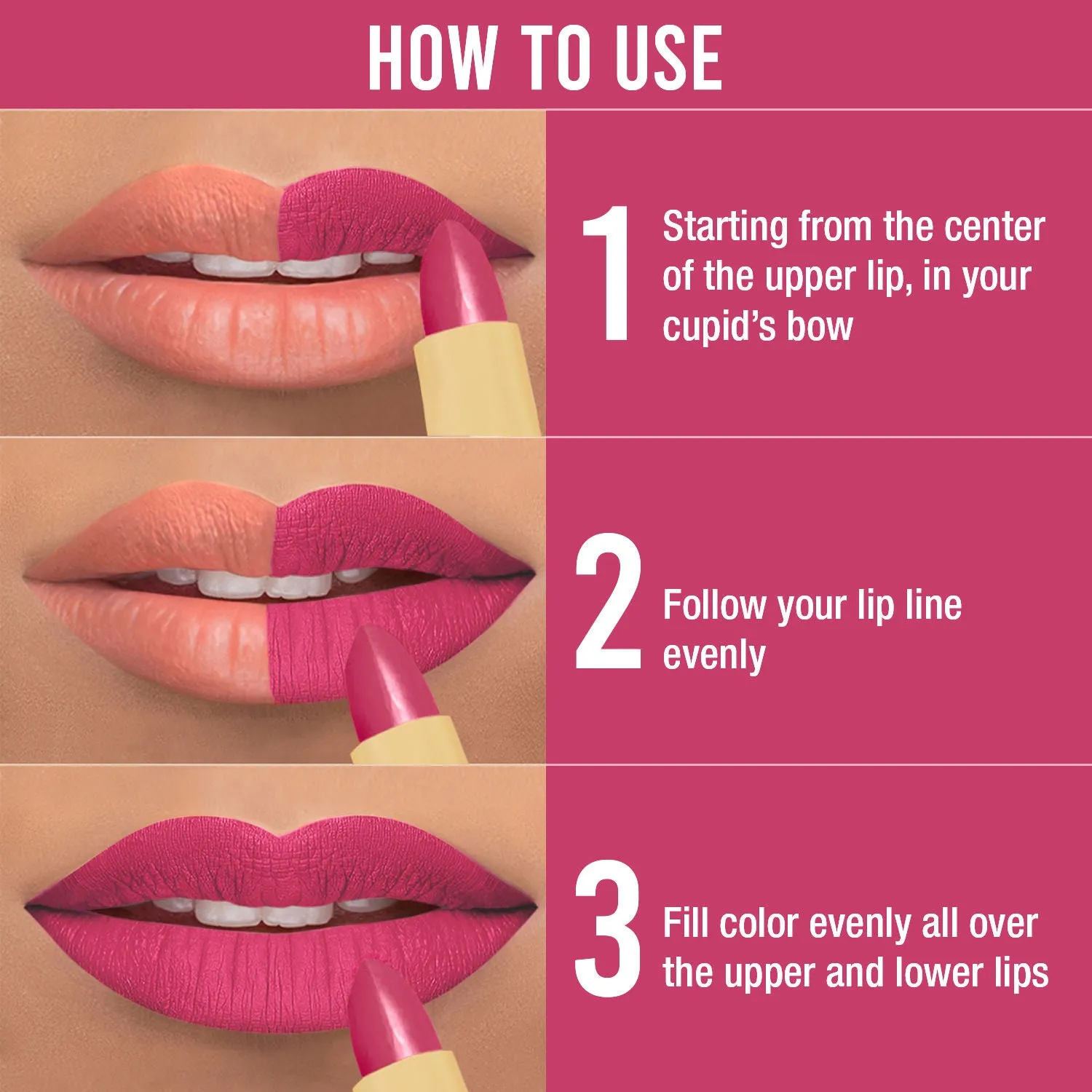 NY Bae Runway Matte Lipstick | Infused With Argan Oil | Pink | Moisturising | Long Lasting | Light weight- First Look 1 (4.5 g)
