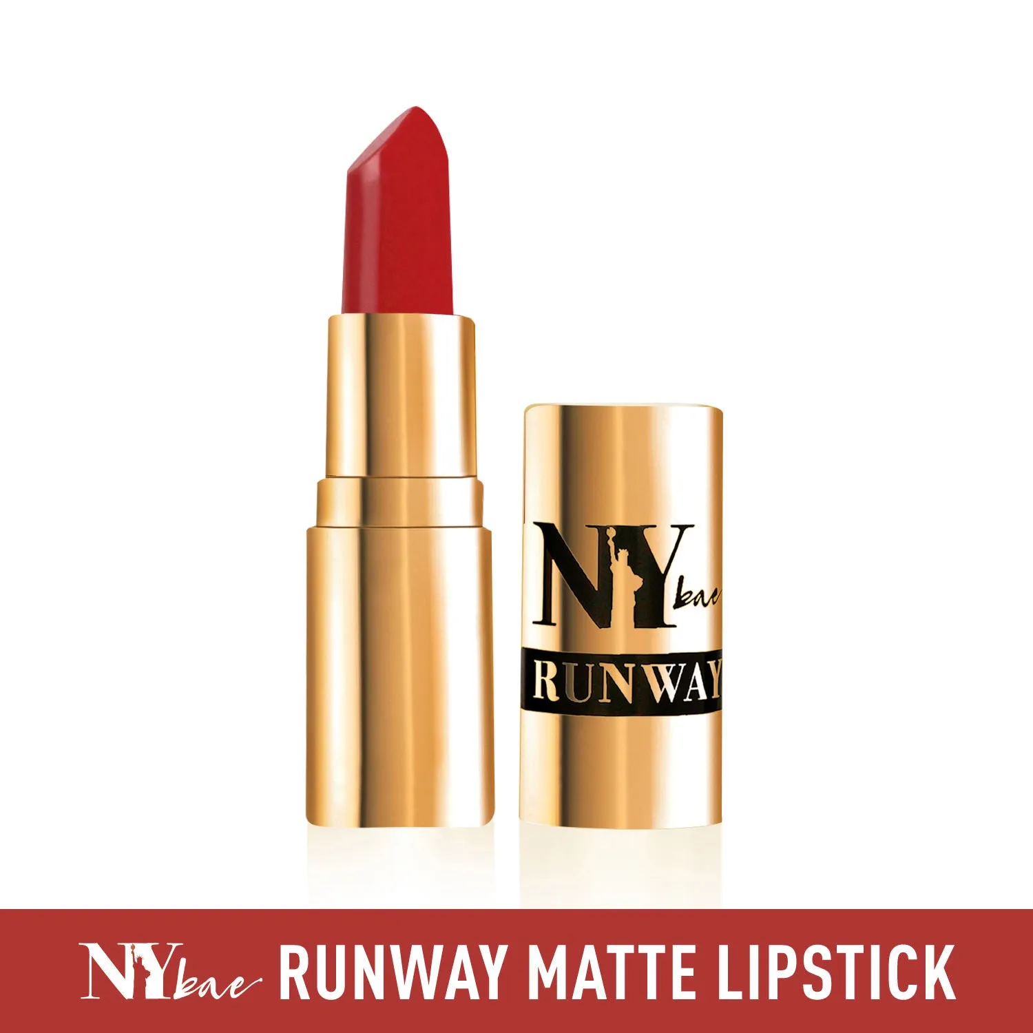 NY Bae Runway Matte Lipstick | Infused With Argan Oil | Red | Moisturising | Long Lasting | Light weight- Designer Spotlight 2 (4.5 g)