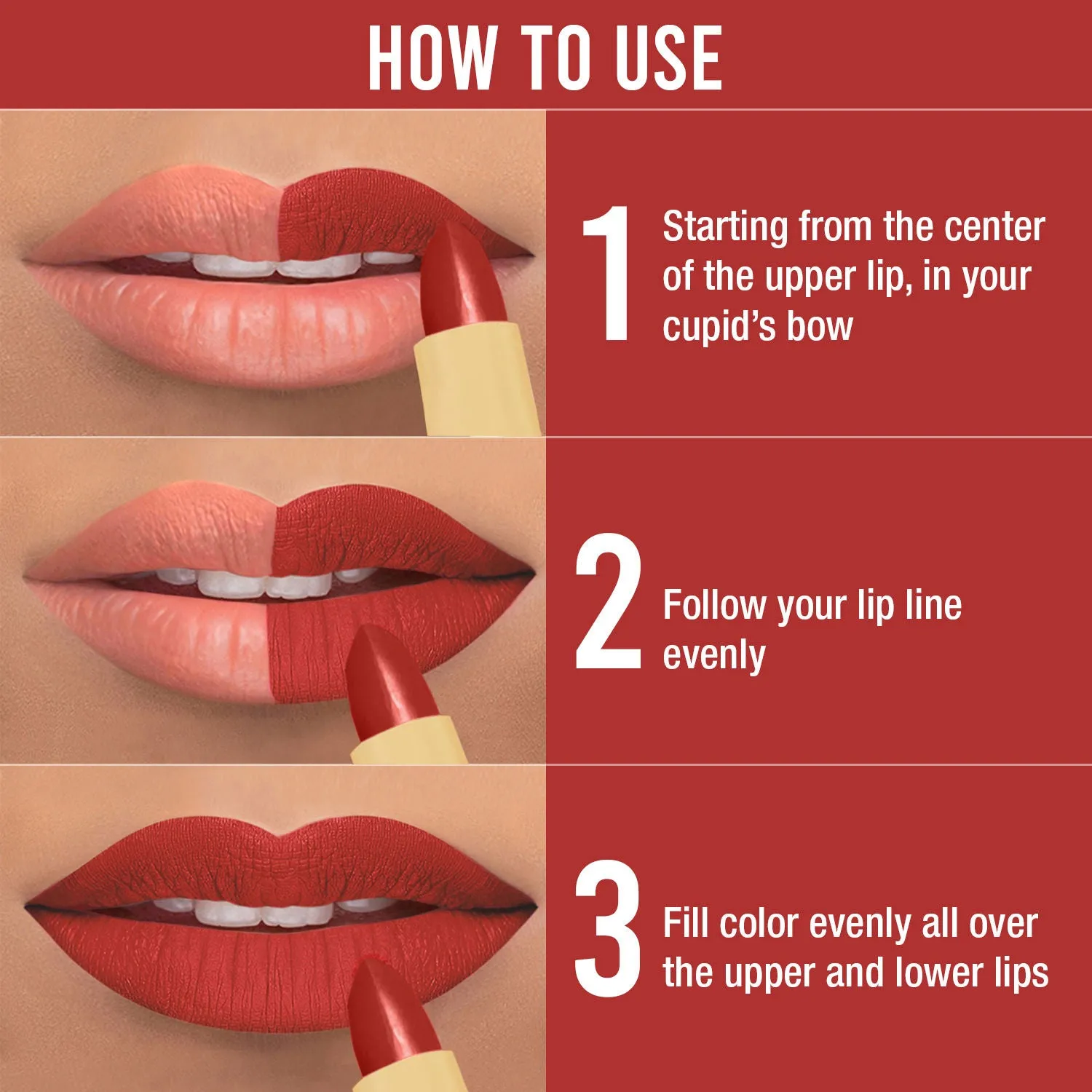 NY Bae Runway Matte Lipstick | Infused With Argan Oil | Red | Moisturising | Long Lasting | Light weight- On Fleek 15 (4.5 g)