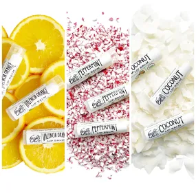 Organic Lip Balm Trios