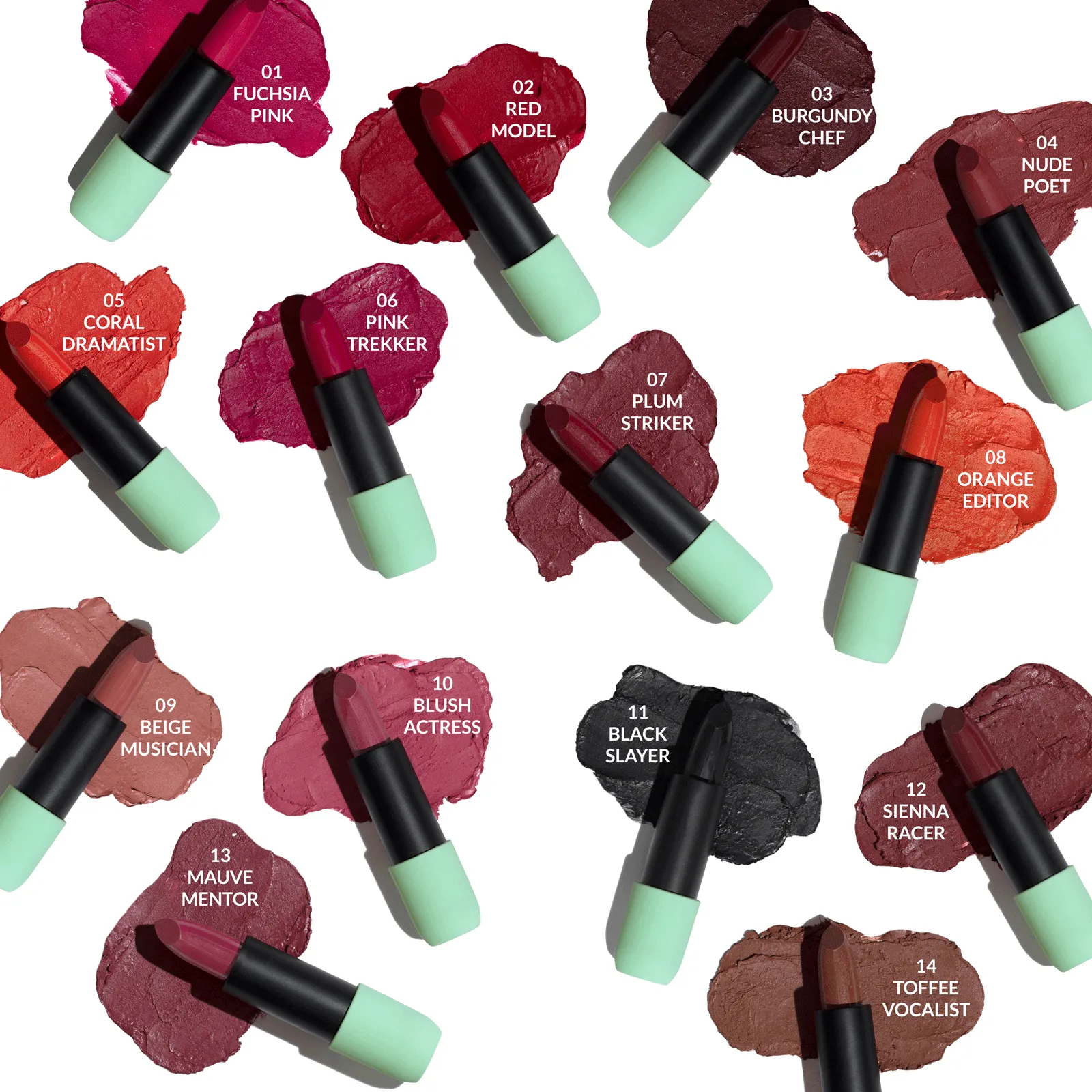 Satin Matte Lipstick Fuchsia Explorer 01 | ULTRA LIGHT & COMFORTABLE | ENRICHED WITH PLANT OILS