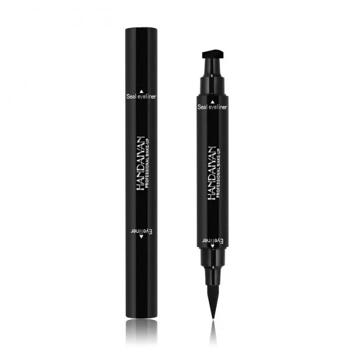 Stamp Eyeliner Pencils Double-end Long Lasting Liquid Waterproof Pencil