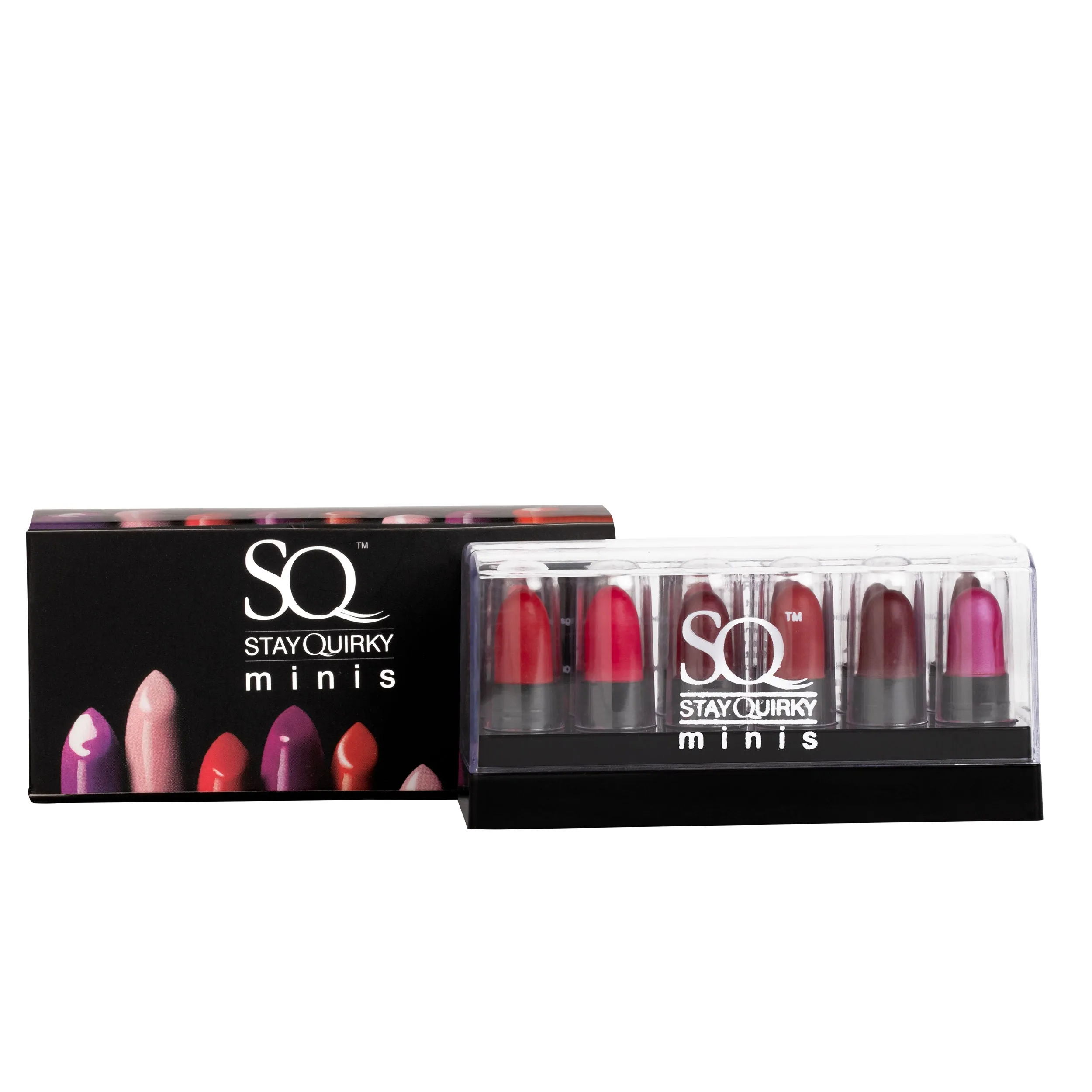 Stay Quirky Lipstick Soft Matte Minis|12 in 1|Long lasting|Smudgeproof|Multicolored| - Multi-Colored Love Marks Set of 12 Mini Lipsticks Kit 2 (14.4 g)