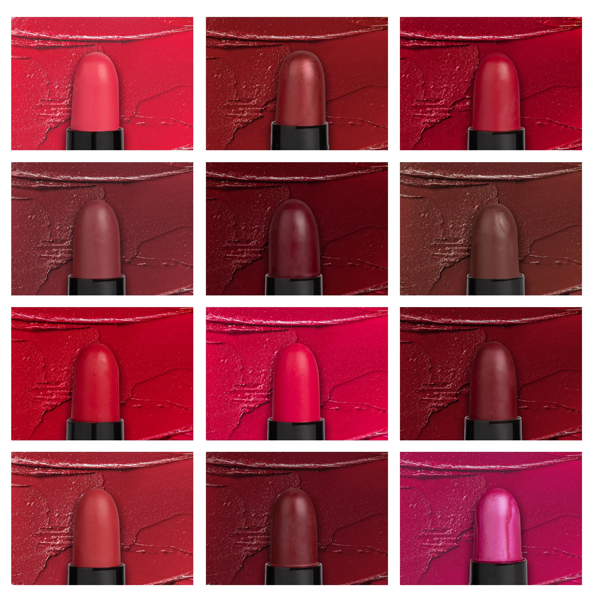 Stay Quirky Lipstick Soft Matte Minis|12 in 1|Long lasting|Smudgeproof|Multicolored| - Multi-Colored Love Marks Set of 12 Mini Lipsticks Kit 2 (14.4 g)